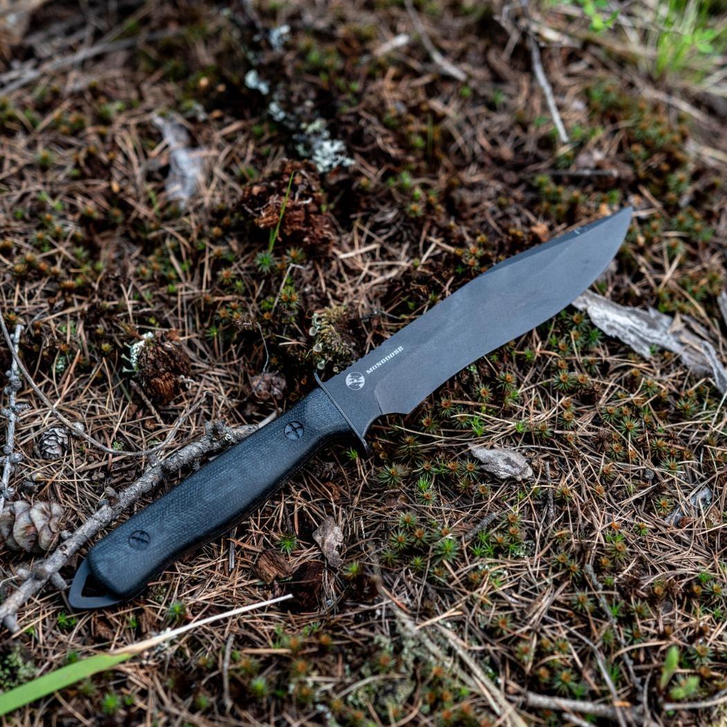 The Mongoose - Tumbled Black Nitride Blade Finish