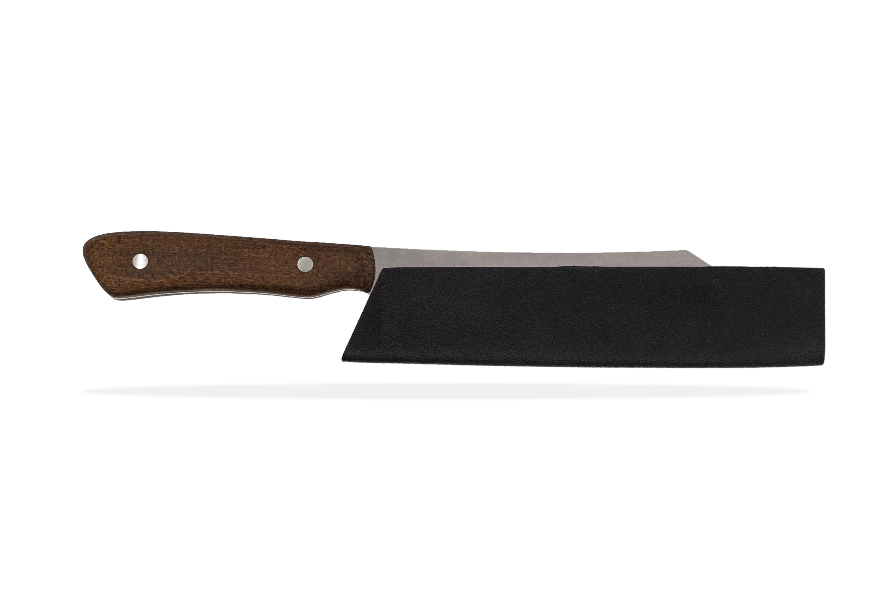 Kitchen Seax - Bead Blast Satin - Brown Burlap Micarta