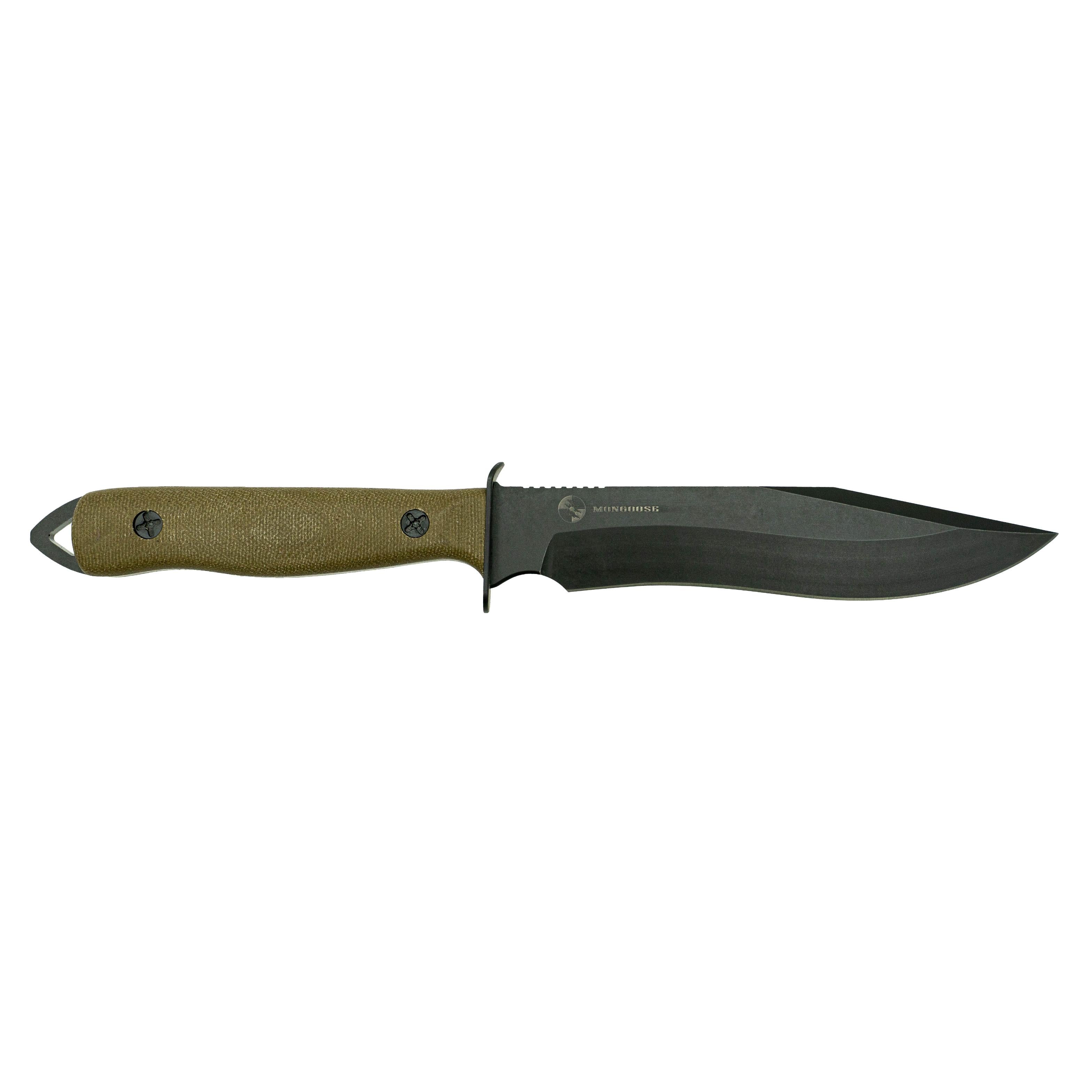 The Mongoose - Tumbled Black Nitride Blade Finish