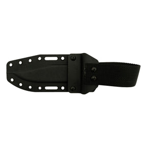 The Mongoose - Black Gas Nitride - Black Canvas Micarta