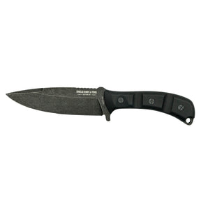 The Partisan Field Knife - Acid Stone Wash - Black G10