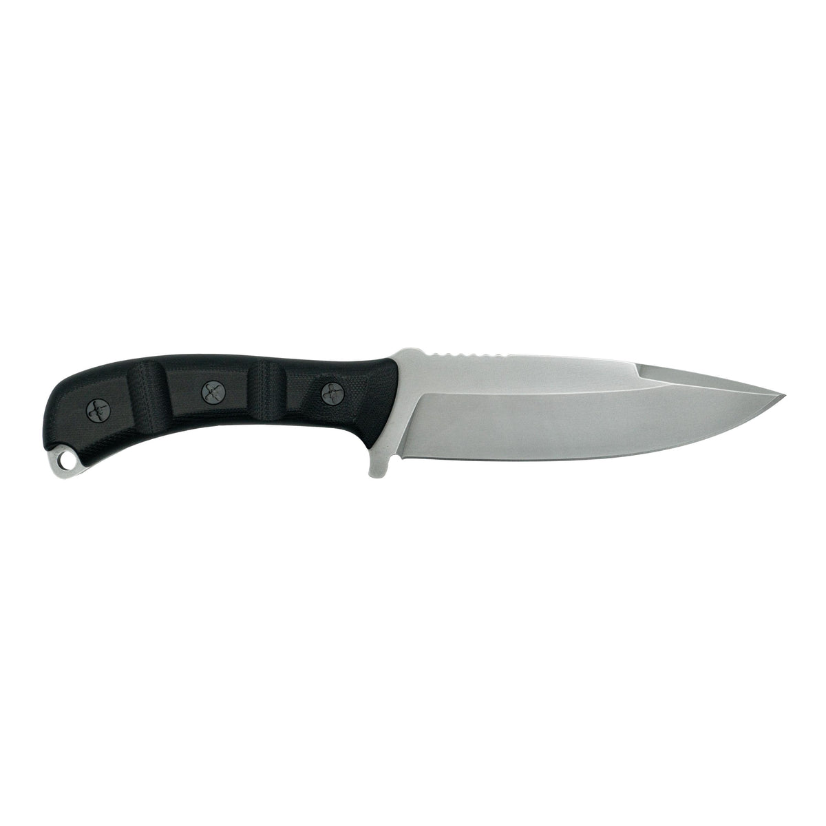 The Partisan Field Knife - Bead Blast Satin - Black G10