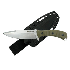 The Partisan Field Knife - Bead Blast Satin - OD G10