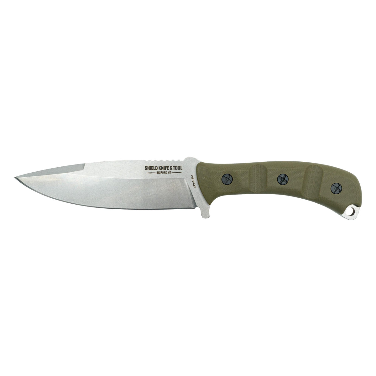 The Partisan Field Knife - Bead Blast Satin - OD G10