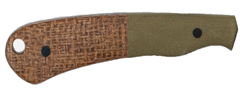 Brown Burlap Micarta knife Scales/Sheets - Micarta Knife Handle